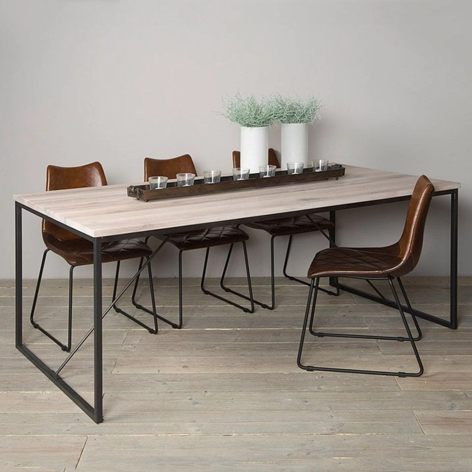 Rent a Dining table Evia 180cm (white wash)? Rent at KeyPro furniture rental!