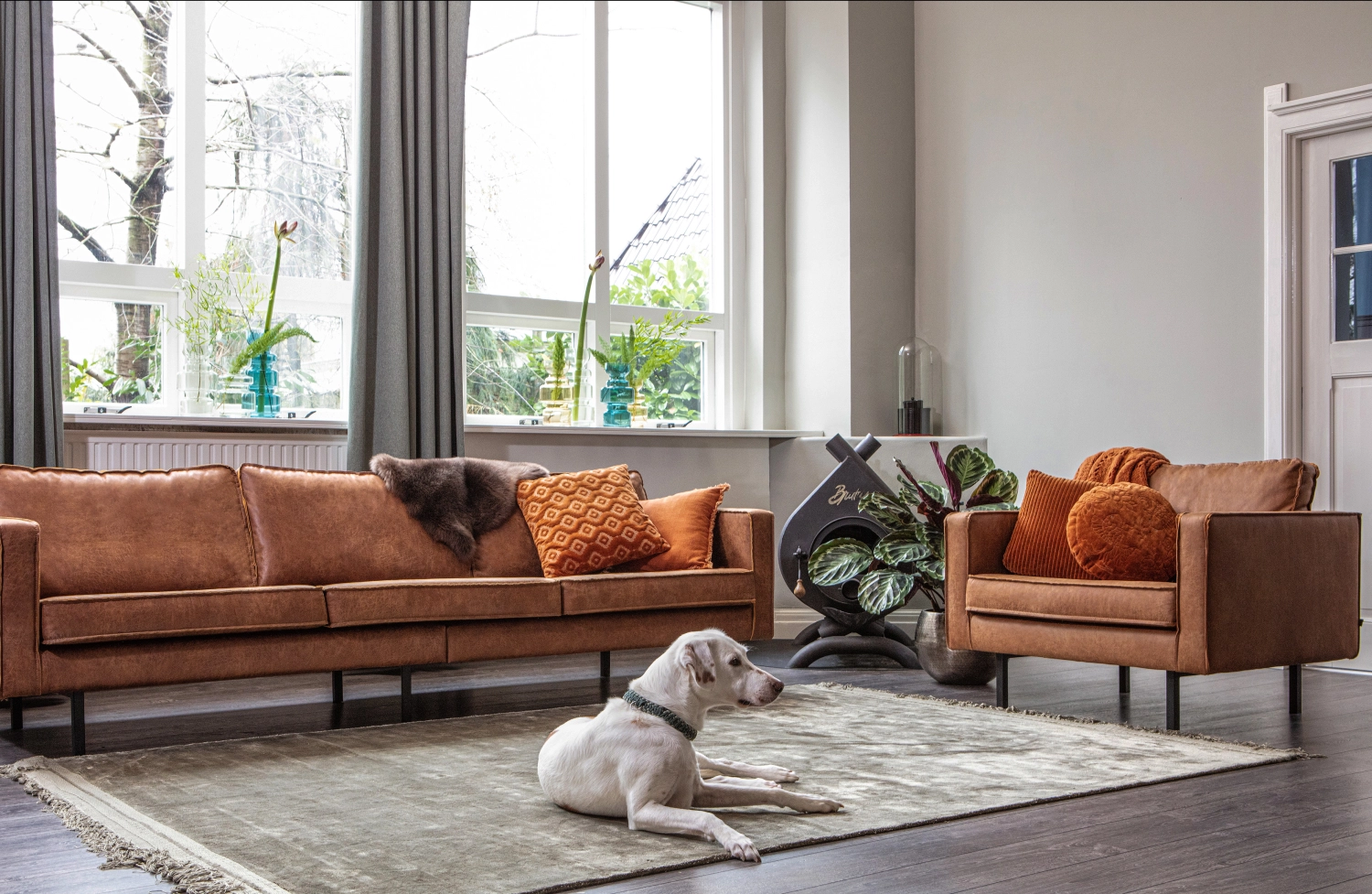 Rent a Armchair Rodeo (cognac)? Rent at KeyPro furniture rental!