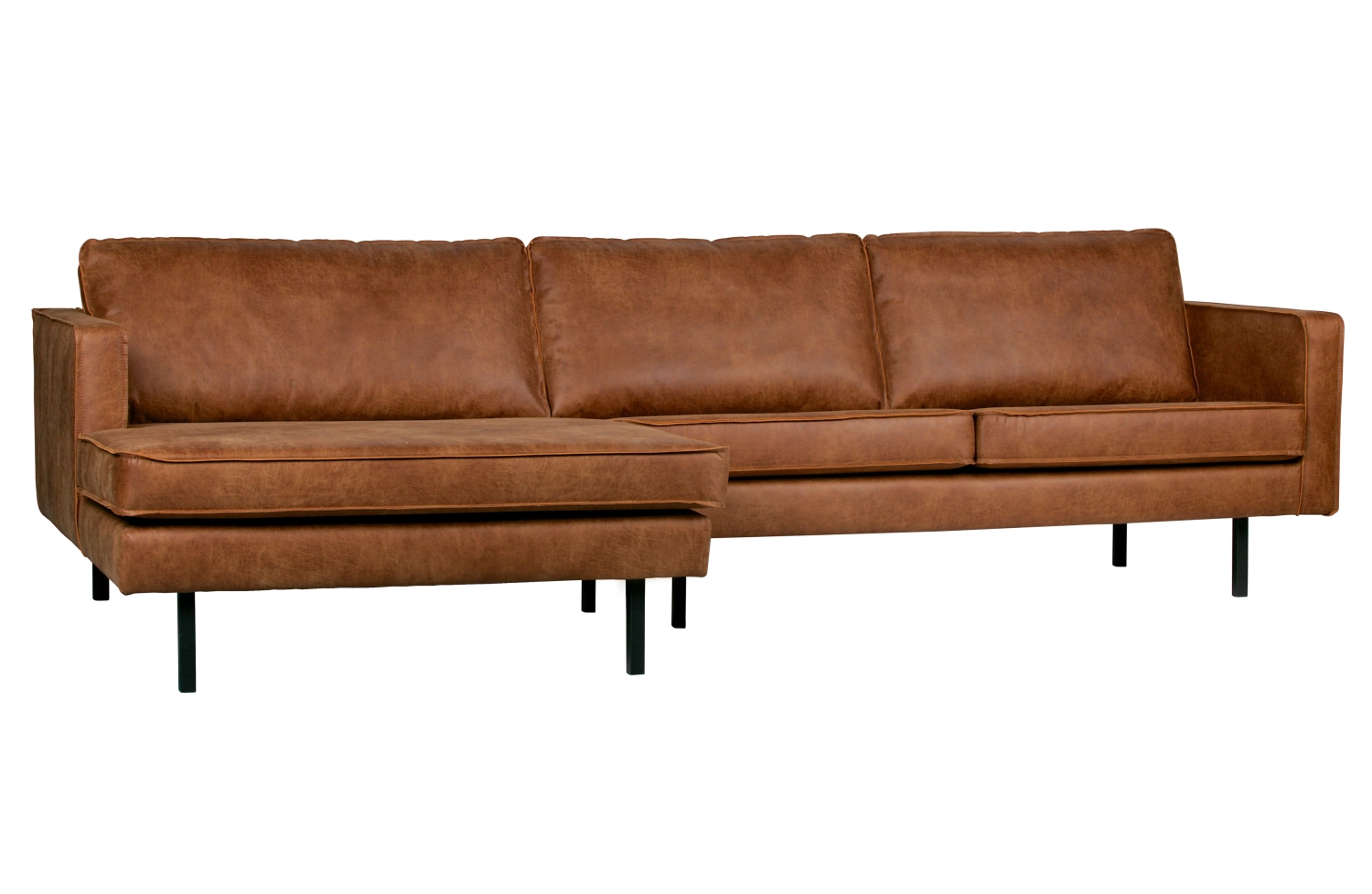Bank Chaise longue Rodeo links (cognac) huren? Huur bij KeyPro meubelhuur!