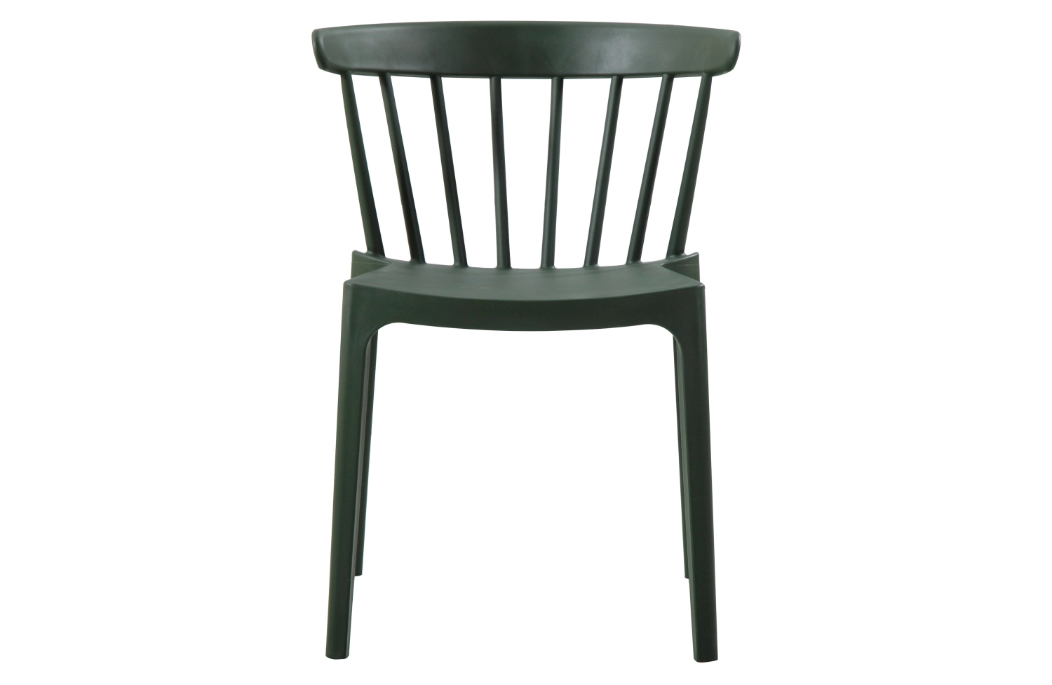 Spijlenstoel Bliss kunststof  (groen) huren? Huur bij KeyPro meubelhuur!