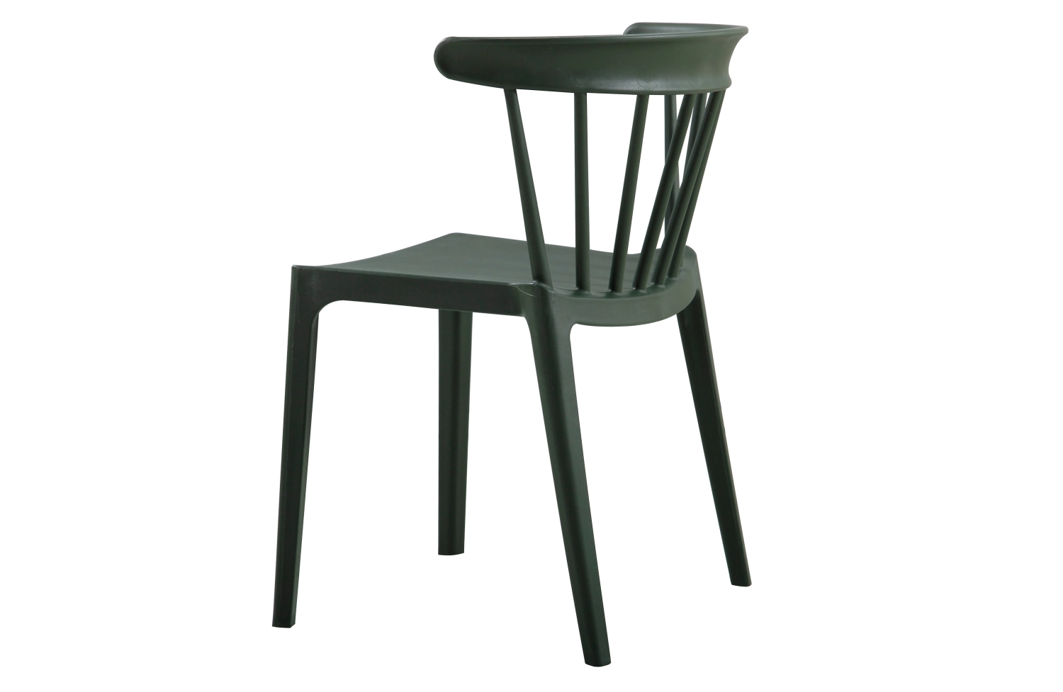 Spijlenstoel Bliss kunststof  (groen) huren? Huur bij KeyPro meubelhuur!