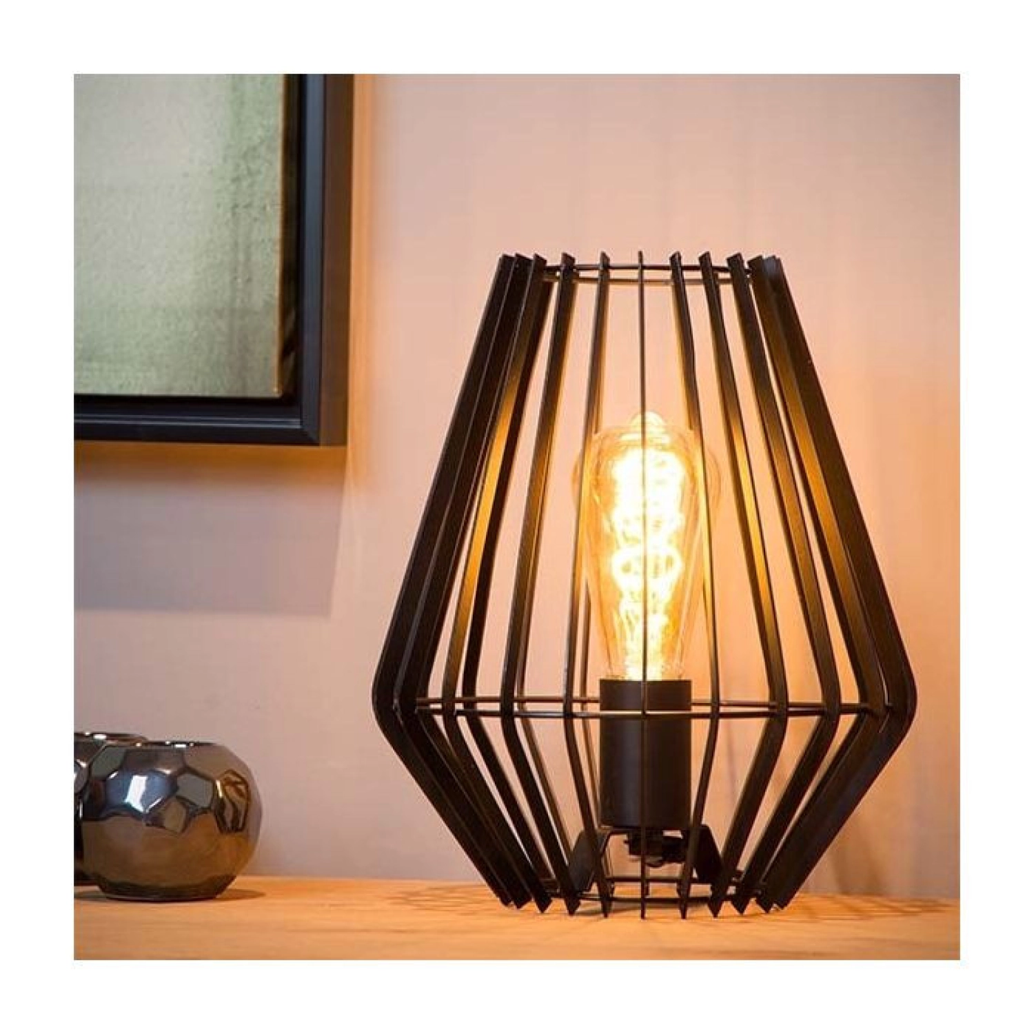 Rent a Table lamp REDA (black)? Rent at KeyPro furniture rental!
