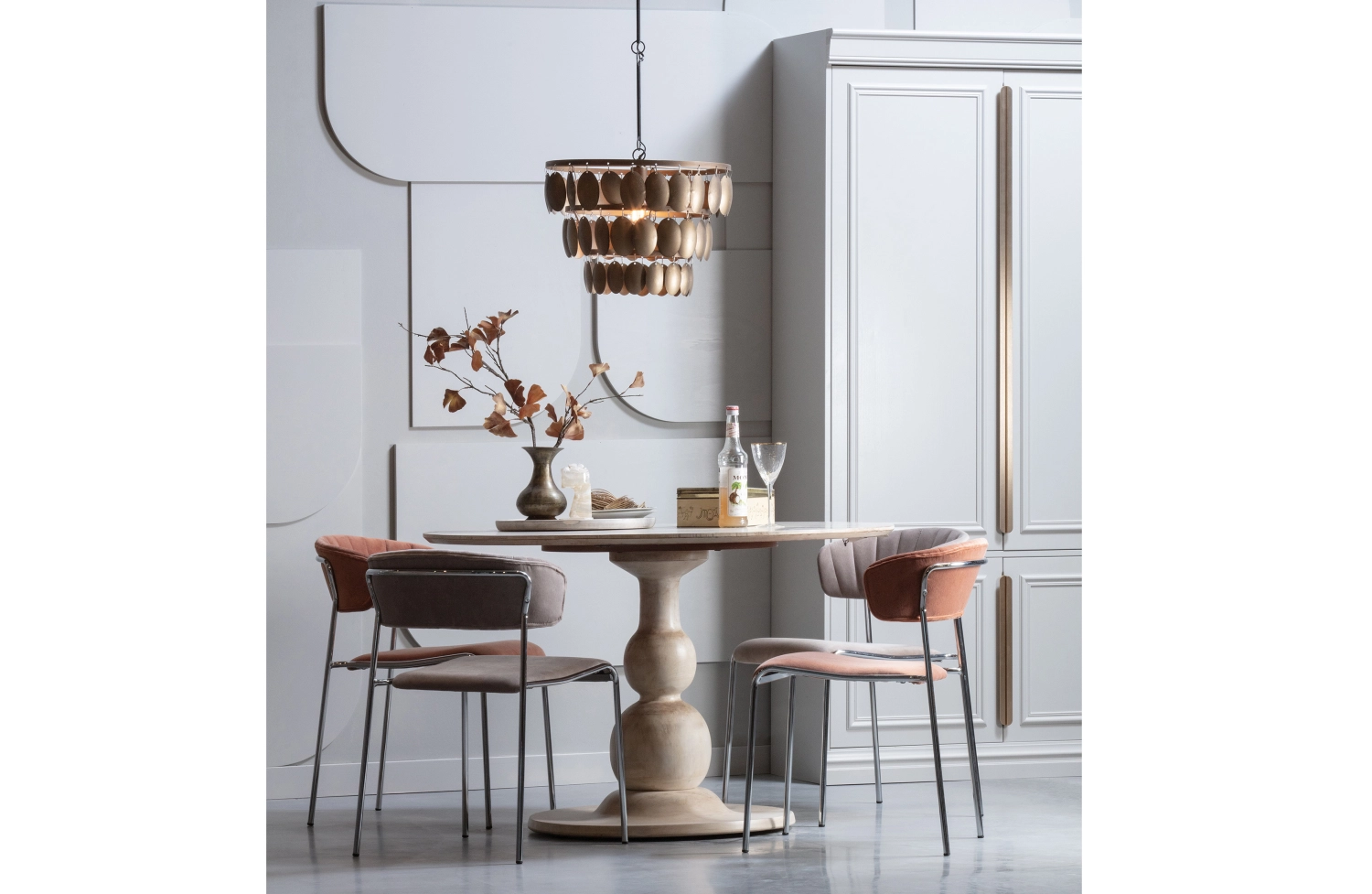 Rent a Dining chair Twitch velvet (blossom)? Rent at KeyPro furniture rental!
