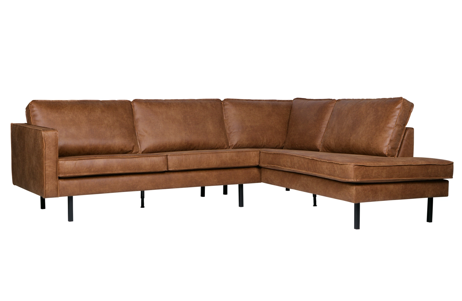 Hoekbank Rodeo rechts (cognac) huren? Huur bij KeyPro meubelhuur!