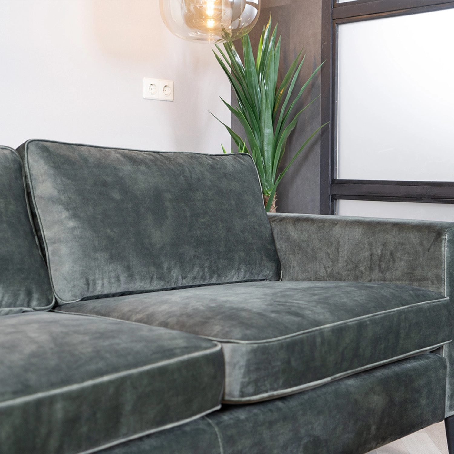 Bank 2,5 zits Bronx (Groen) huren? Huur bij KeyPro meubelhuur!