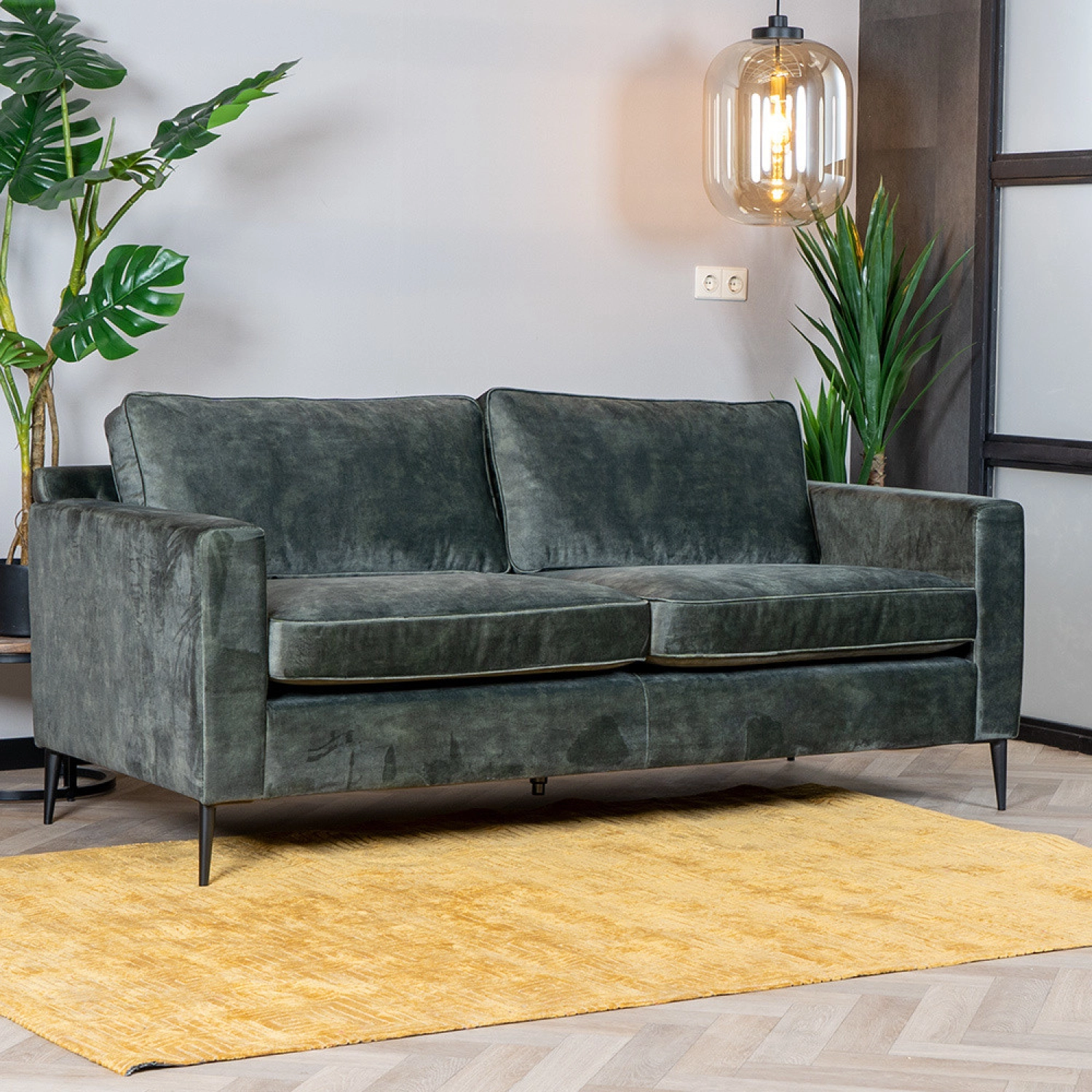 Bank 2,5 zits Bronx (Groen) huren? Huur bij KeyPro meubelhuur!