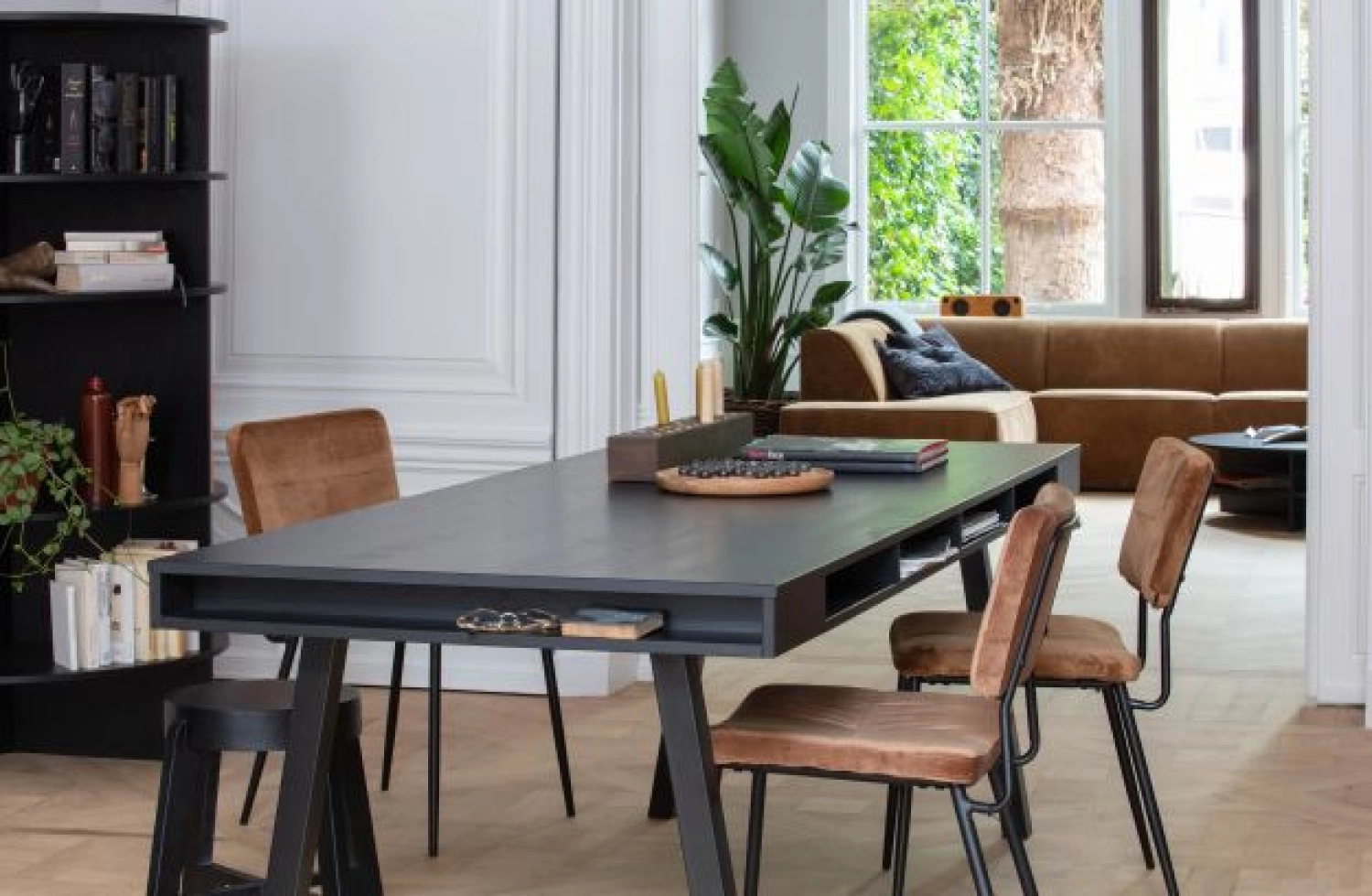 Rent a Dining chair Kaat velvet (caramel)? Rent at KeyPro furniture rental!