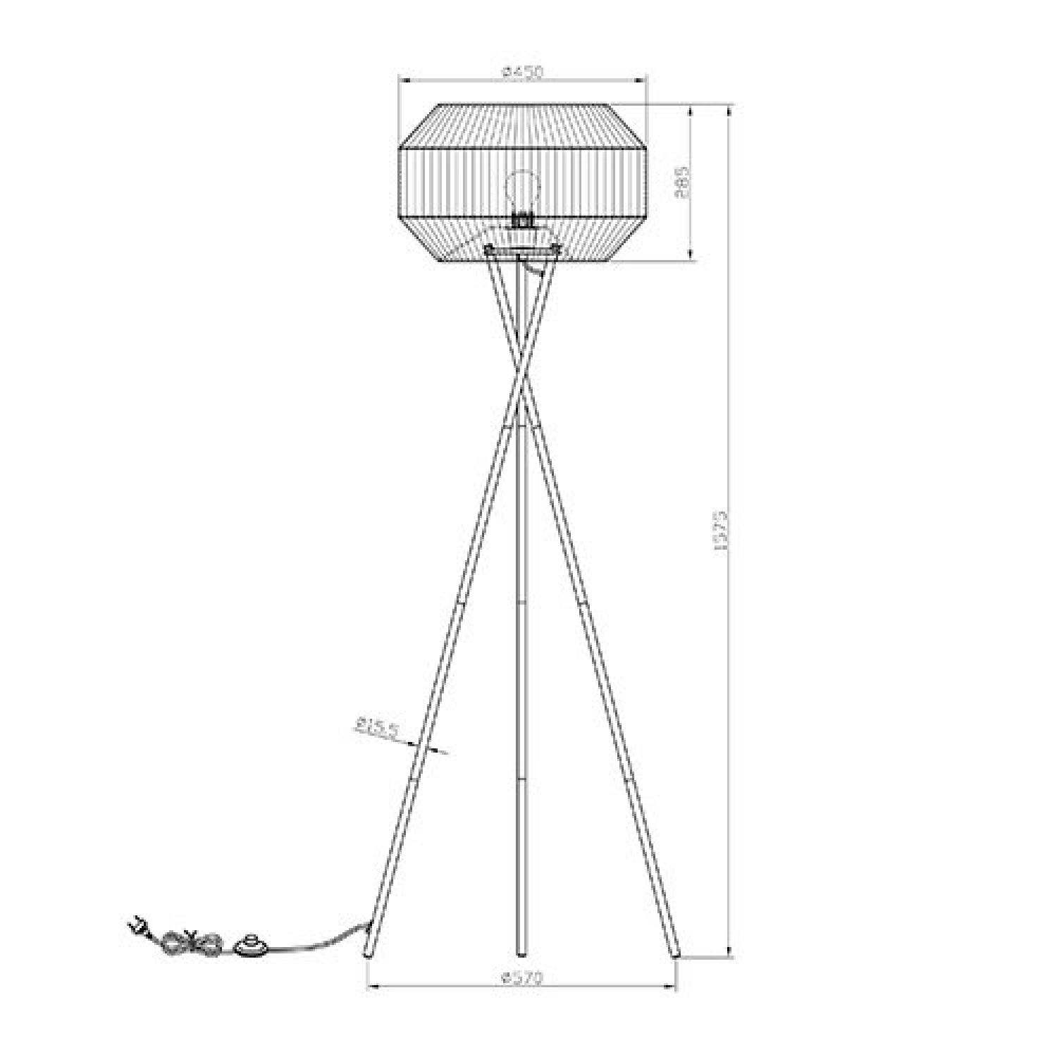Rent a Floor lamp Griffin (black)? Rent at KeyPro furniture rental!