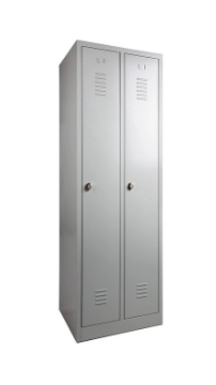 Lockerkast 2 drs (grijs) huren? Huur bij KeyPro meubelhuur!