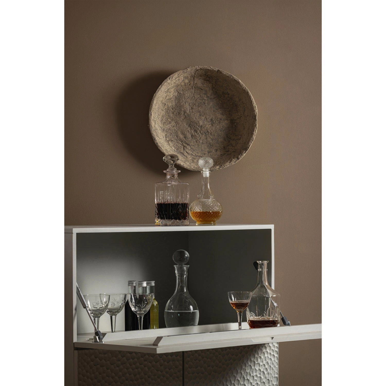 Rent a Liquor cabinet Mist (Grey)? Rent at KeyPro furniture rental!
