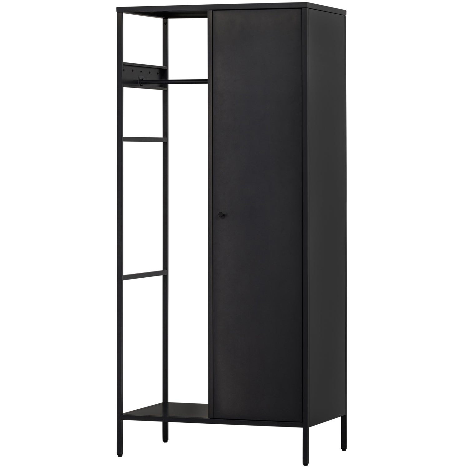 Garderobekast Coen metaal antraciet huren? Huur bij KeyPro meubelhuur!