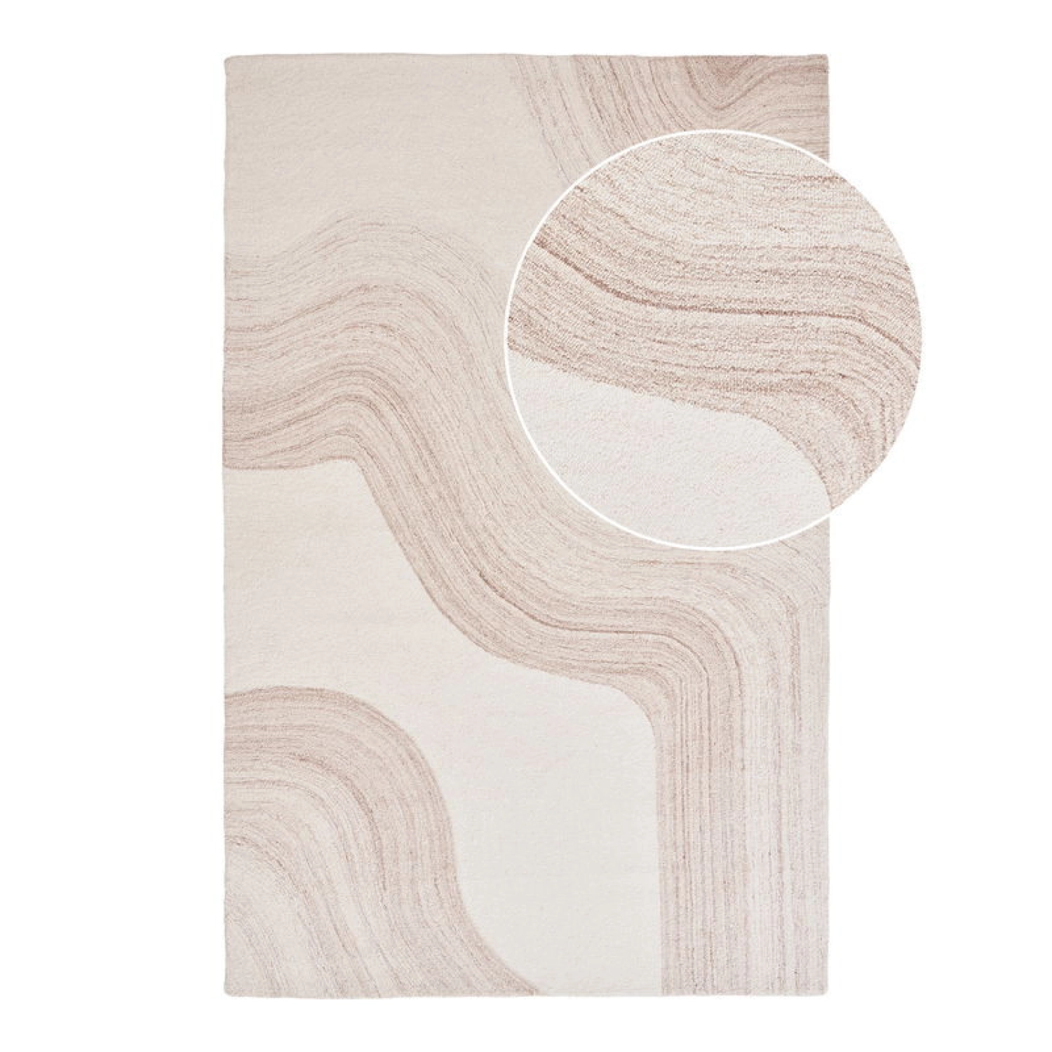 Rent a Rug Surat (light brown/ivory)? Rent at KeyPro furniture rental!