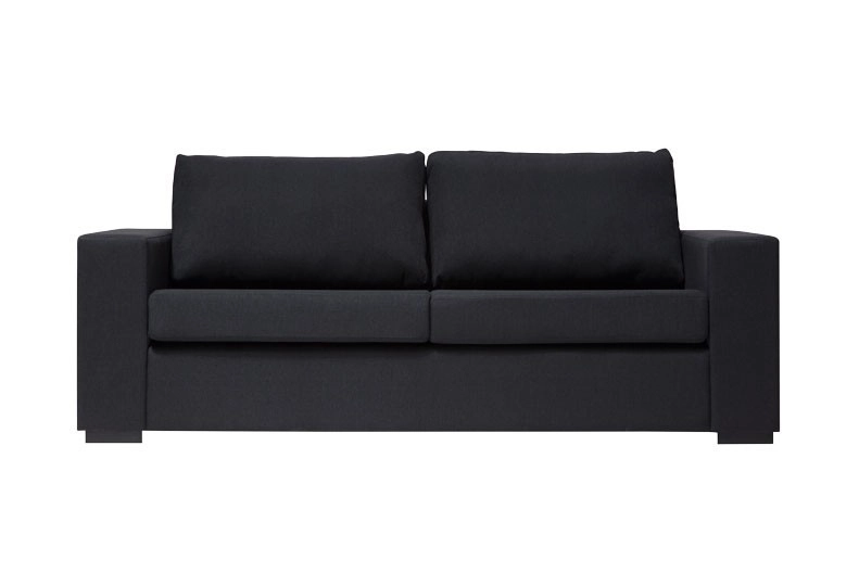 Rent a Sofa 2 seater (black)? Rent at KeyPro furniture rental!