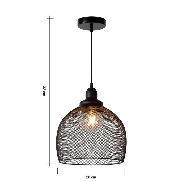 Hanglamp Mesh 28 cm (zwart) huren? Huur bij KeyPro meubelhuur!