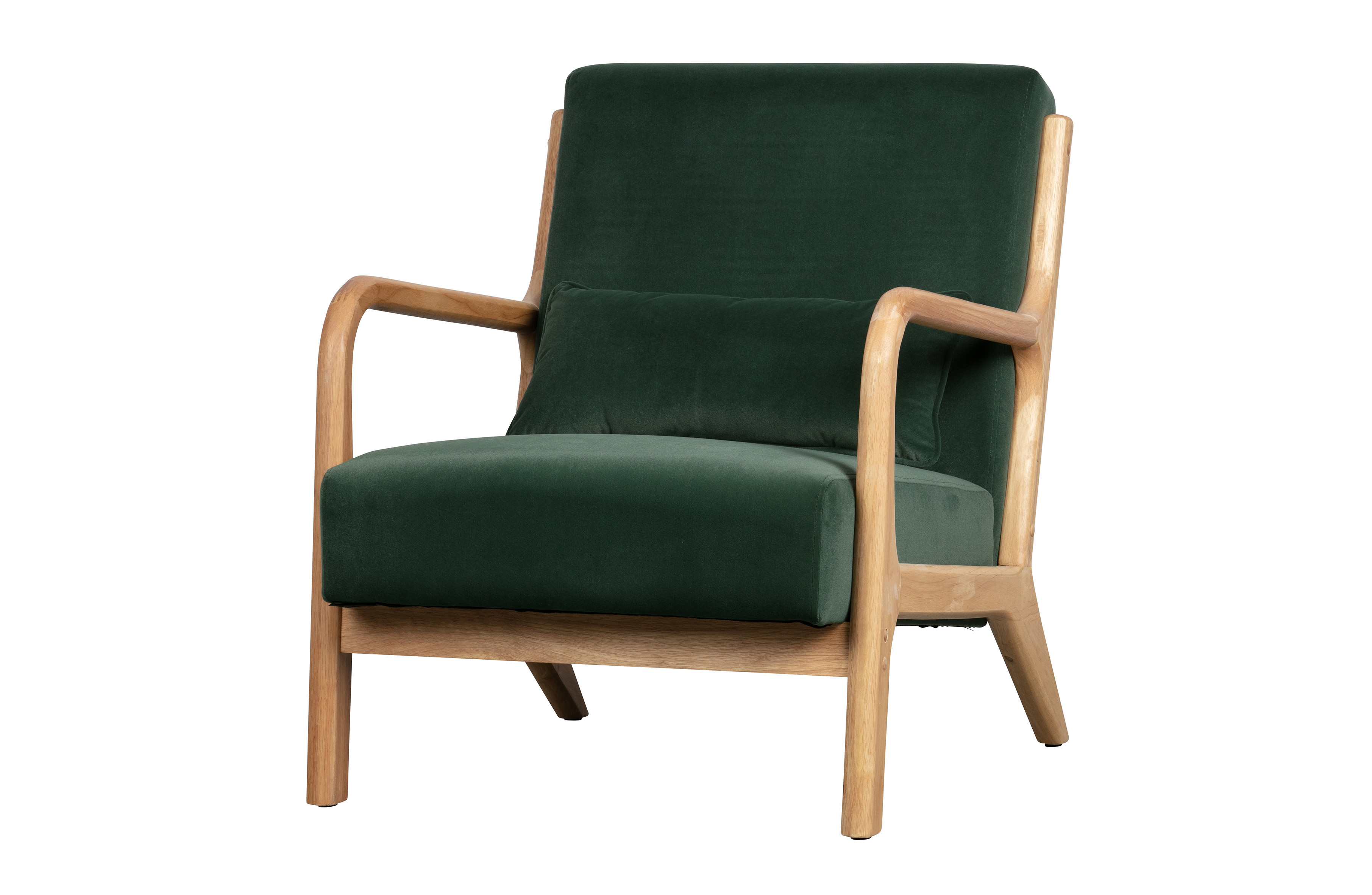 Fauteuil Mark fluweel (groen) huren? Huur bij KeyPro meubelhuur!