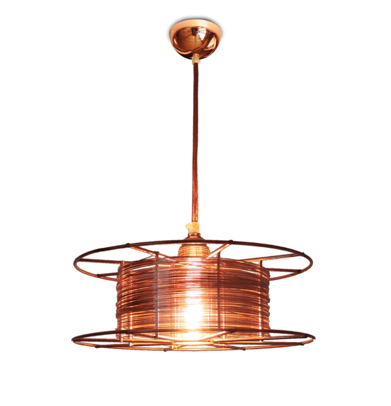 Rent a Pendant Lamp SPOOL Deluxe (Copper)? Rent at KeyPro furniture rental!