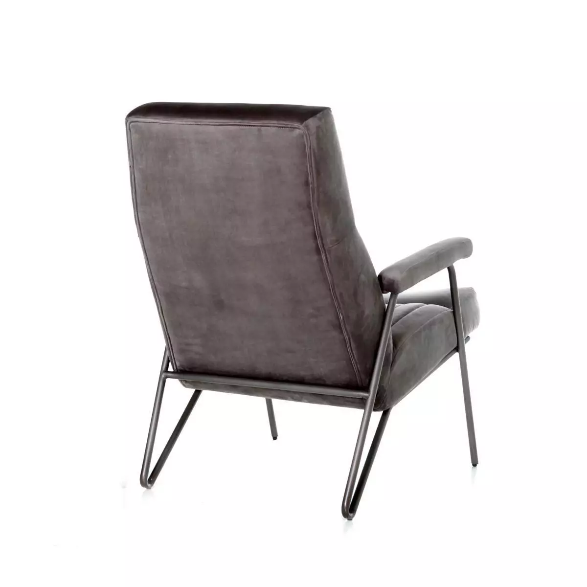 Rent a Armchair William velvet (grey)? Rent at KeyPro furniture rental!
