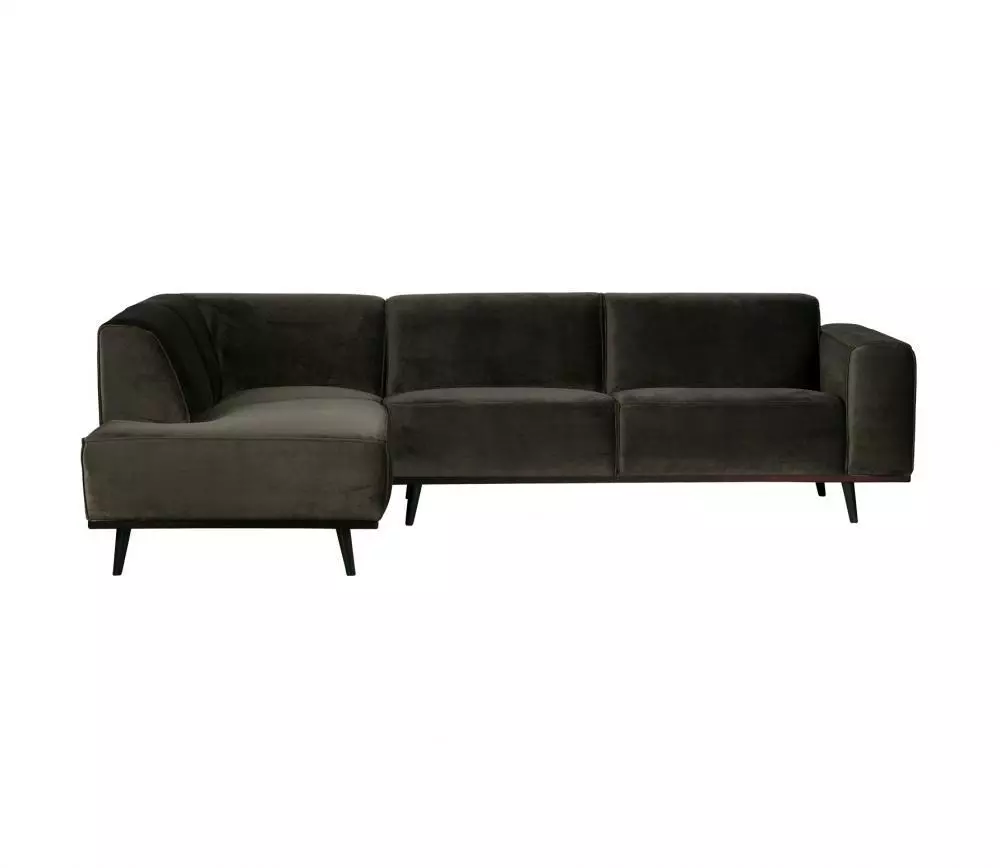Rent a Corner sofa Statement left velvet (green)? Rent at KeyPro furniture rental!