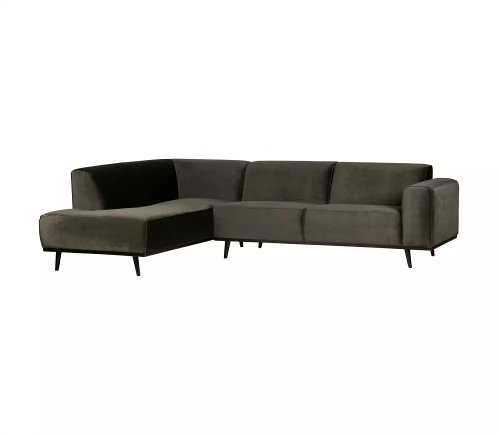 Rent a Corner sofa Statement left velvet (green)? Rent at KeyPro furniture rental!