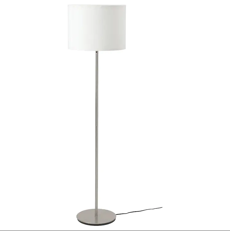 Vloerlamp met kap (wit) huren? Huur bij KeyPro meubelhuur!