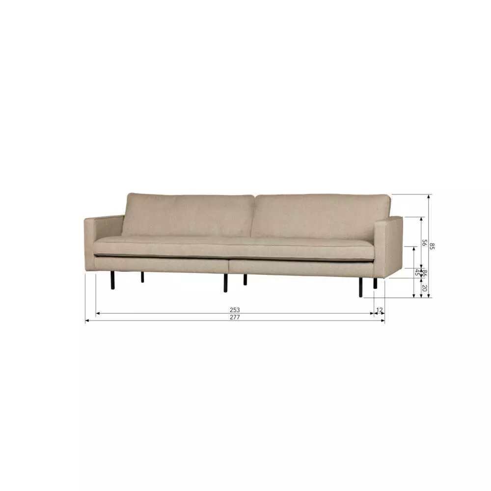 Rent a Sofa 3 seater Rodeo stretched (sahara)? Rent at KeyPro furniture rental!
