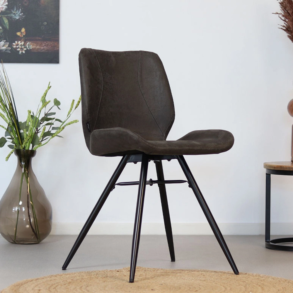 Rent a Dining chair Miami (anthracite)? Rent at KeyPro furniture rental!