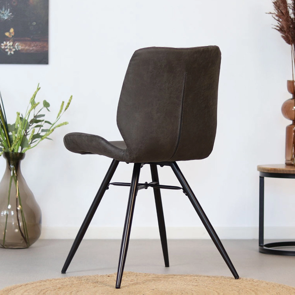 Rent a Dining chair Miami (anthracite)? Rent at KeyPro furniture rental!