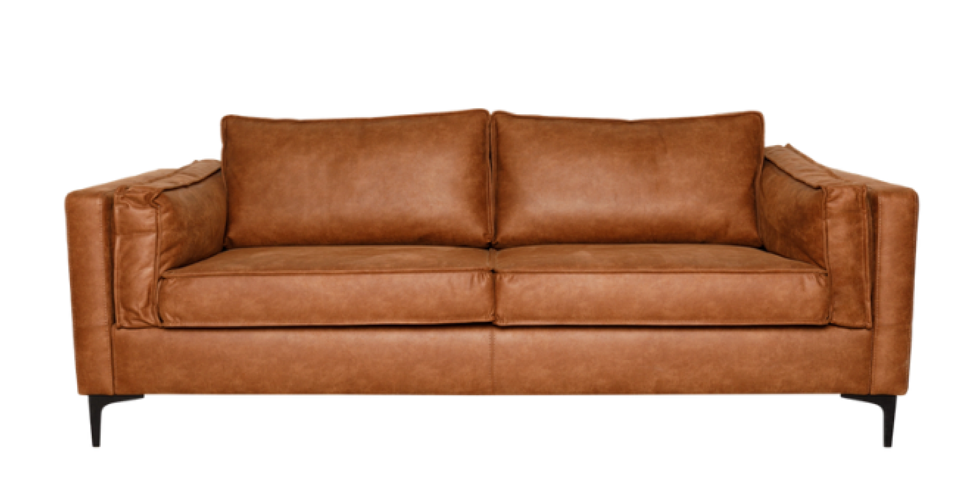 Sofa 2 Sitzer (cognac) mieten? Mieten Sie bei KeyPro Möbelverleih!