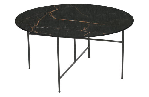 Rent a Side table Vida marble 40XØ80 (black)? Rent at KeyPro furniture rental!