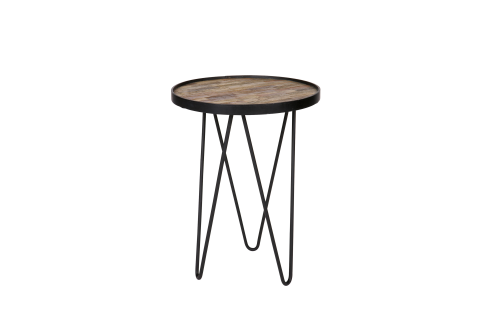 Rent a Side table Lev (wood/metal)? Rent at KeyPro furniture rental!