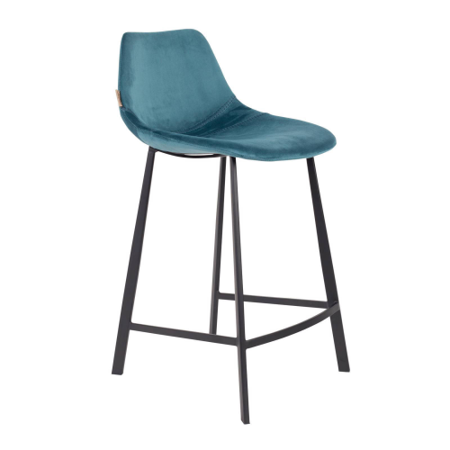 Rent a Barstool Franky velvet (petrol)? Rent at KeyPro furniture rental!