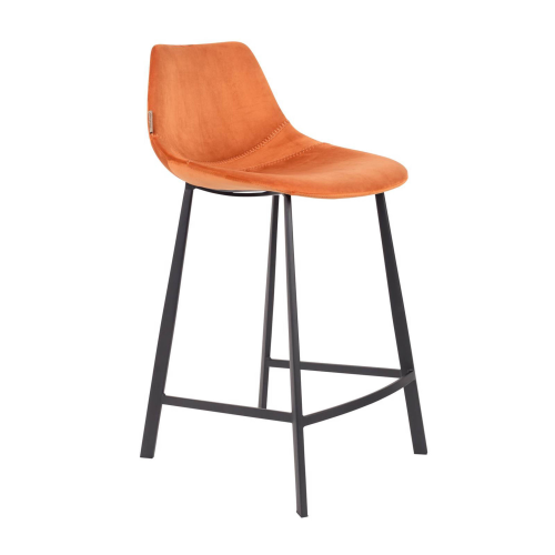 Rent a Barstool Franky velvet (orange)? Rent at KeyPro furniture rental!