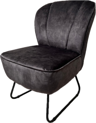 Fauteuil Eddy fluweel (zwart) huren? Huur bij KeyPro meubelhuur!