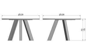 Eettafel Rhonda (eiken) huren? Huur bij KeyPro meubelhuur!