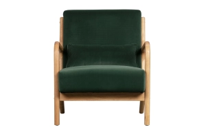 Fauteuil Mark fluweel (groen) huren? Huur bij KeyPro meubelhuur!