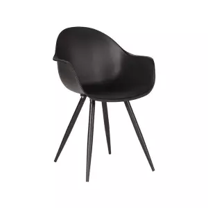 Eetkamerstoel Luca (zwart) huren? Huur bij KeyPro meubelhuur!