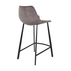 Rent a Barstool Franky velvet (gray)? Rent at KeyPro furniture rental!