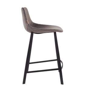 Rent a Barstool Franky velvet (gray)? Rent at KeyPro furniture rental!