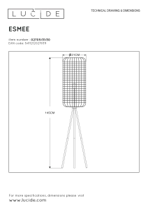 Vloerlamp Esmee (zwart) huren? Huur bij KeyPro meubelhuur!