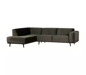 Rent a Corner sofa Statement left velvet (green)? Rent at KeyPro furniture rental!