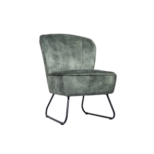 Fauteuil Eddy Velvet (groen) huren? Huur bij KeyPro meubelhuur!