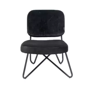 Rent a Armchair Julia (black velvet)? Rent at KeyPro furniture rental!