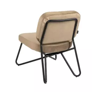 Fauteuil Julia fluweel (taupe) huren? Huur bij KeyPro meubelhuur!
