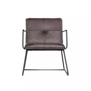 Fauteuil Bilbao (antraciet) huren? Huur bij KeyPro meubelhuur!